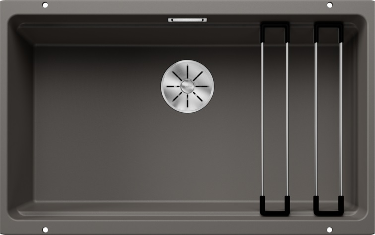 Blanco ETAGON 700-U Lavello Sottotop 1 Vasca 73x46 cm Grigio Vulcano in Silgranit