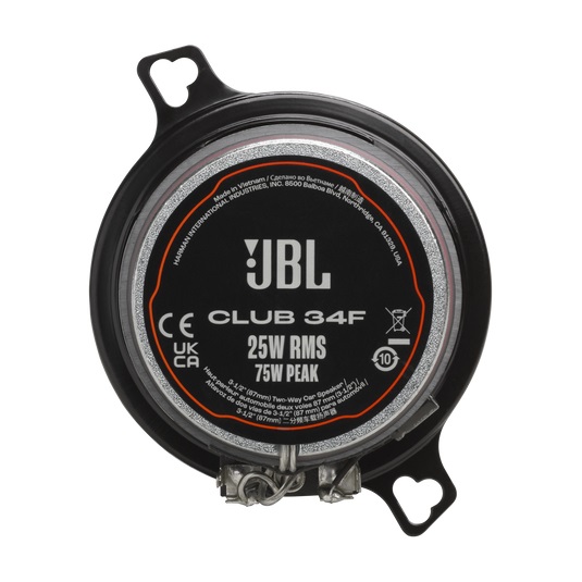 JBL Club 34F altoparlante auto Rotondo 2-vie 75 W 2 pz