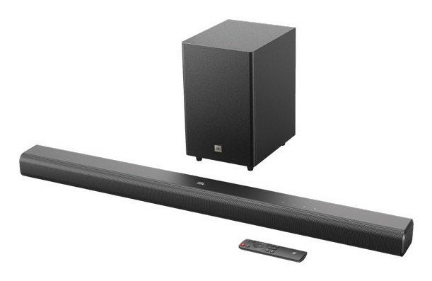 JBL Cinema SB550 Soundbar 3.1 Canali con Subwoofer Wireless, 250 Watt, Bluetooth 5.3, HDMI ARC, Dolby Atmos, Design Compatto, Nero