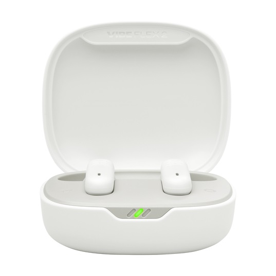 JBL Vibe Flex 2 Auricolari True Wireless Stereo (TWS) Bianco con Bluetooth 5.3, Autonomia Fino a 40 Ore, Smart Ambient e 4 Microfoni Integrati