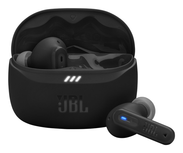 JBL Tune Beam 2 Auricolari True Wireless Bluetooth In-ear con Cancellazione del Rumore, 48 Ore di Autonomia, Resistenti ad Acqua e Polvere IP54, Design Chiuso a Stick, Nero