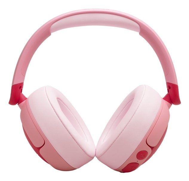 JBL Junior 470NC Cuffie Over-Ear Bluetooth Wireless per Bambini con Cancellazione del Rumore, Microfono, 50 Ore di Autonomia e Limitatore di Volume - Rosa