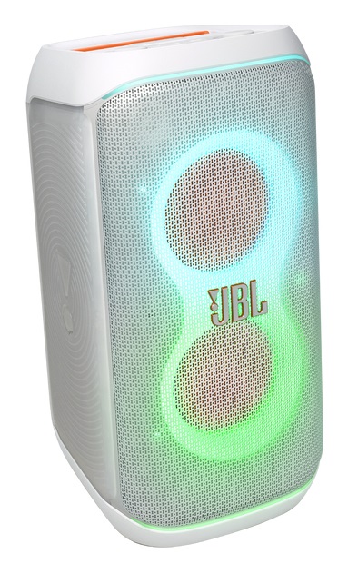 JBL PartyBox Club 120 Altoparlante da festa Bianco 160 W con Bluetooth, IPX4, Autonomia fino a 12 ore e Effetti Luce