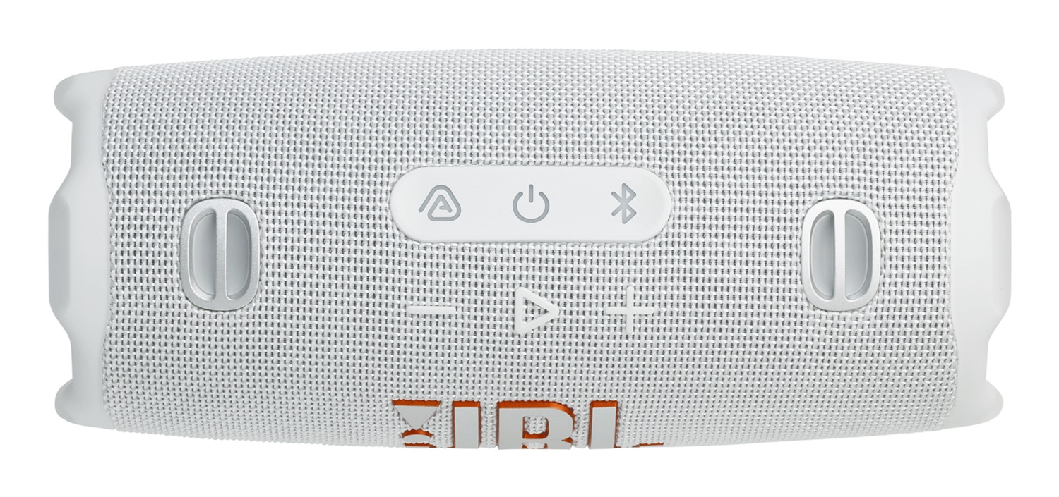JBL Charge 6 Speaker Bluetooth Portatile Bianco - 45W, 28 Ore di Autonomia, Impermeabile IP68, Resistente alla Polvere e Antiurto