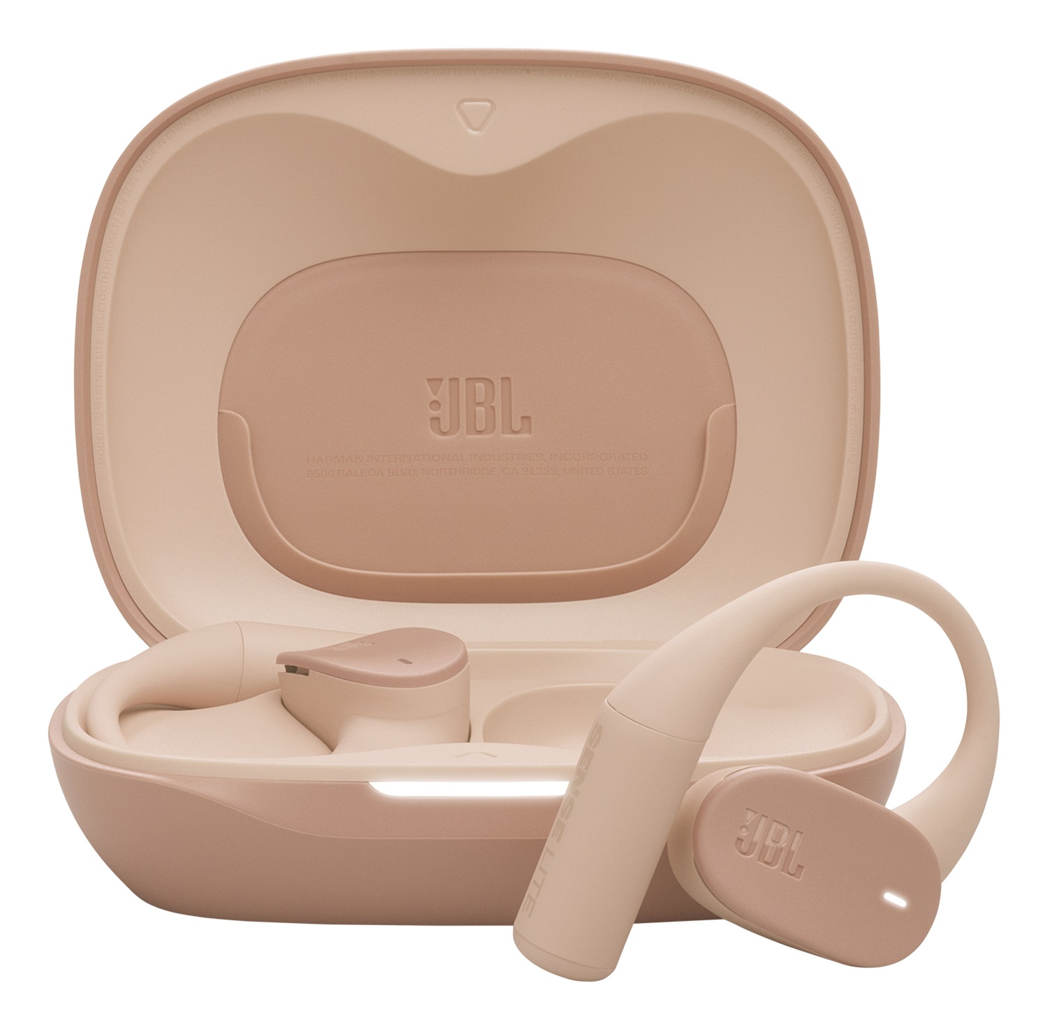 JBL Sense Lite Auricolari Bluetooth True Wireless Open-Ear Beige con Tecnologia OpenSound e 32H di Autonomia