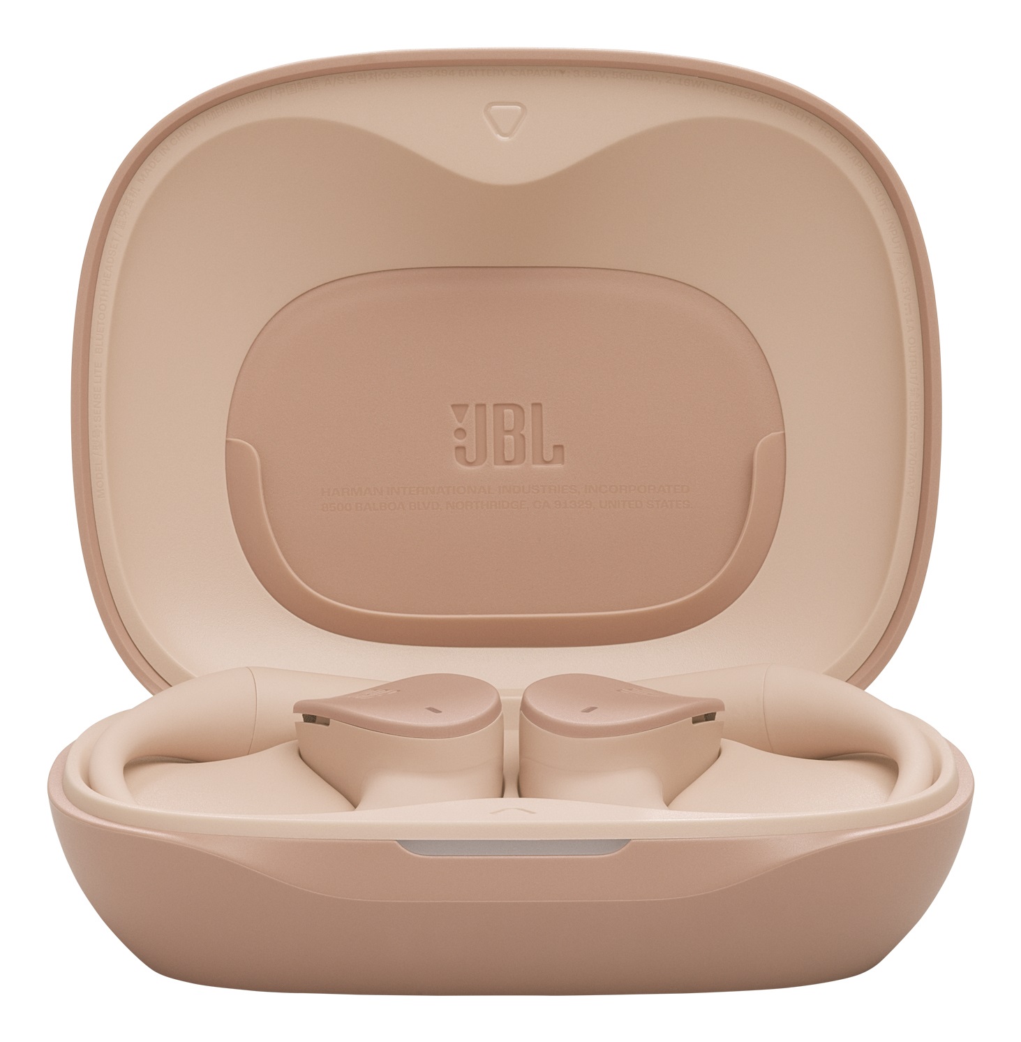 JBL Sense Lite Auricolari Bluetooth True Wireless Open-Ear Beige con Tecnologia OpenSound e 32H di Autonomia
