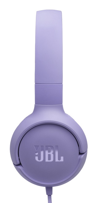 JBL Tune 520 C - Cuffie On Ear con Microfono, Suono Pure Bass, Preimpostazioni EQ, USB Tipo C, Design Pieghevole e Cavo Anti-Groviglio, Viola