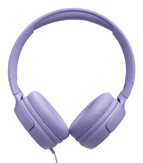JBL Tune 520 C - Cuffie On Ear con Microfono, Suono Pure Bass, Preimpostazioni EQ, USB Tipo C, Design Pieghevole e Cavo Anti-Groviglio, Viola