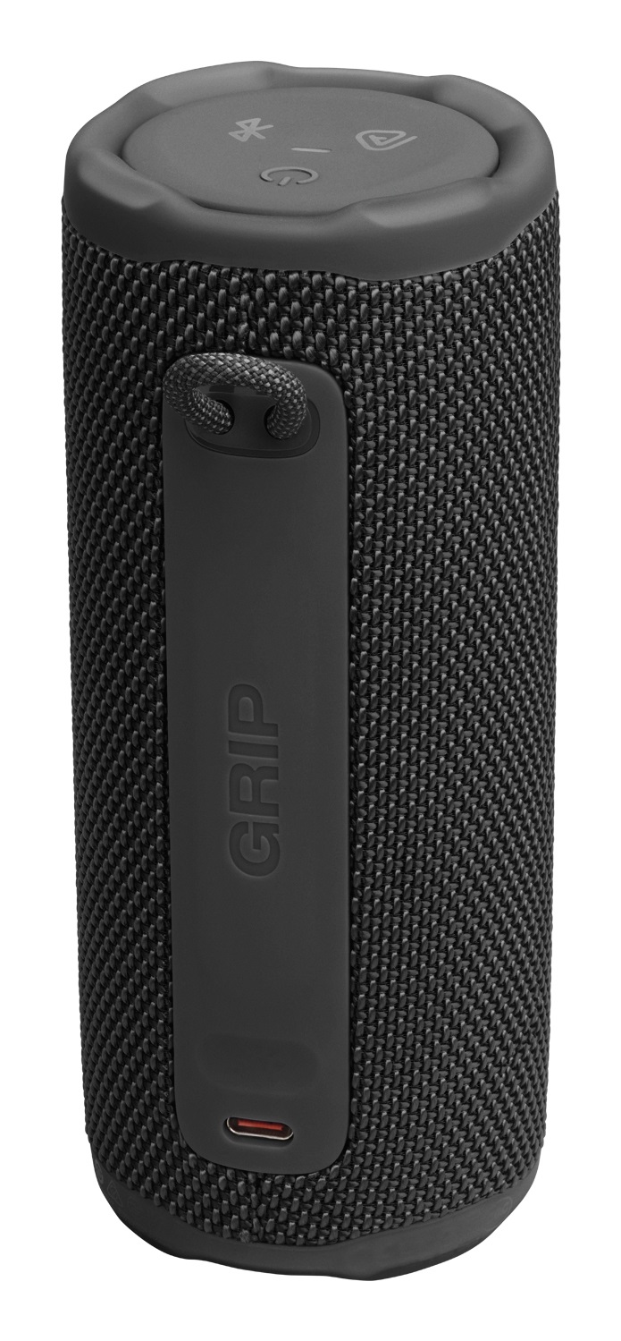 JBL Grip Altoparlante Bluetooth Portatile Nero 16W Impermeabile IP68 con Luce Ambientale e 14 Ore di Autonomia