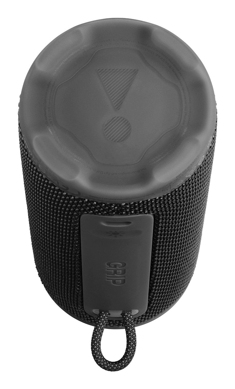 JBL Grip Altoparlante Bluetooth Portatile Nero 16W Impermeabile IP68 con Luce Ambientale e 14 Ore di Autonomia