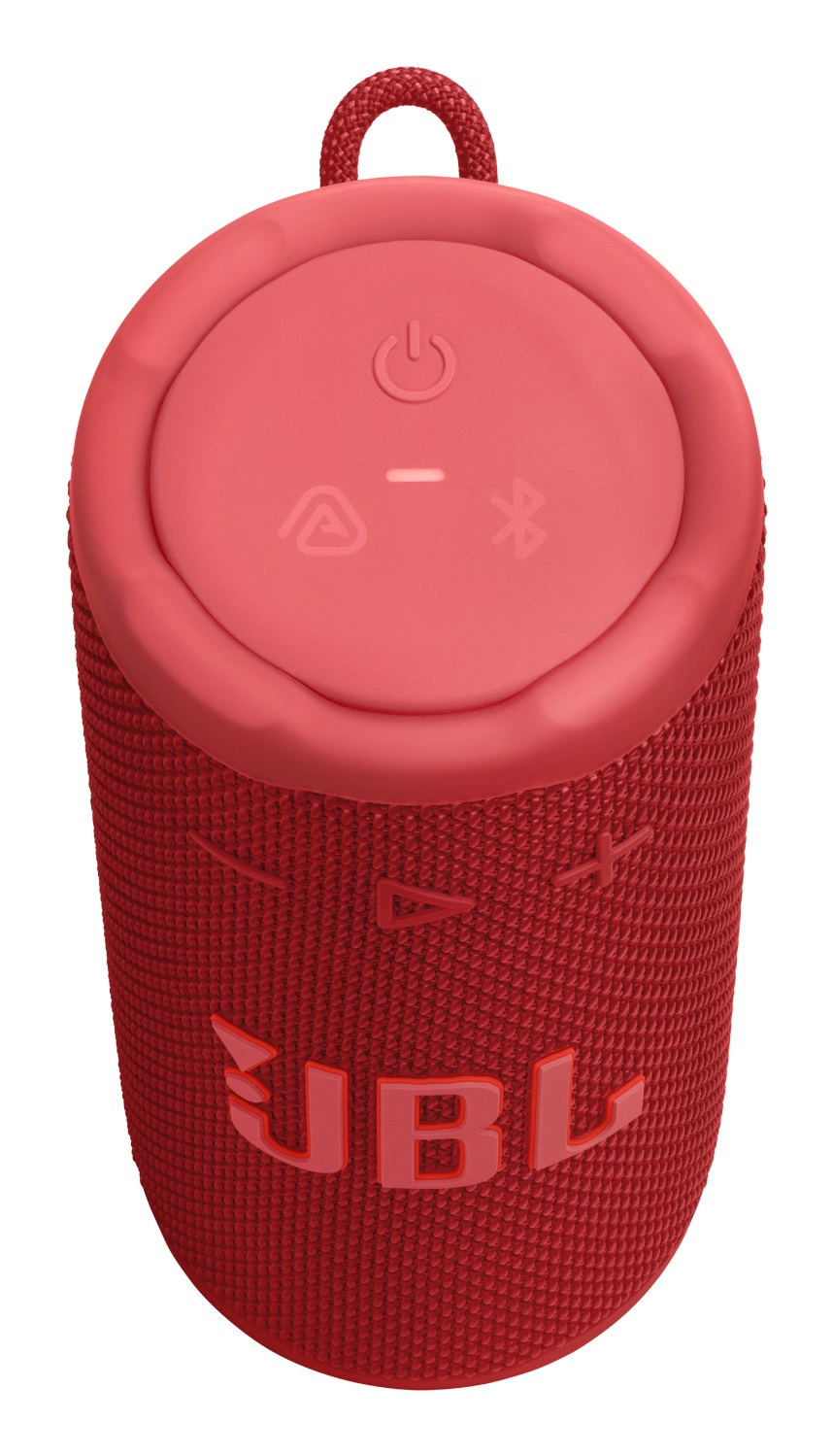 JBL Grip Speaker Bluetooth Compatto Rosso 16 W - Resistente ad Acqua e Polvere, 14 Ore di Autonomia, Luce Ambientale