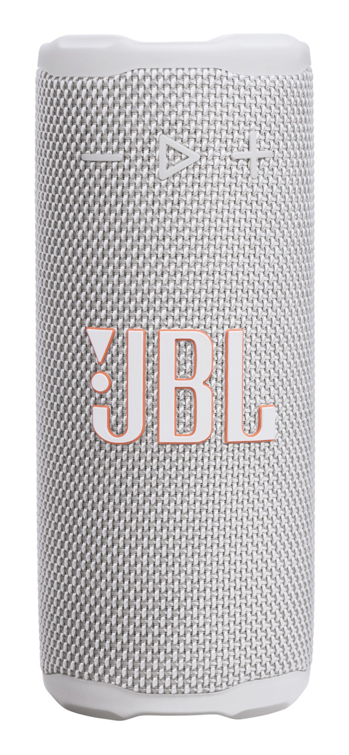 JBL Grip - Speaker Bluetooth Compatto 16W, Impermeabile IP68, 14 Ore di Autonomia, Luce Ambientale, Bianco