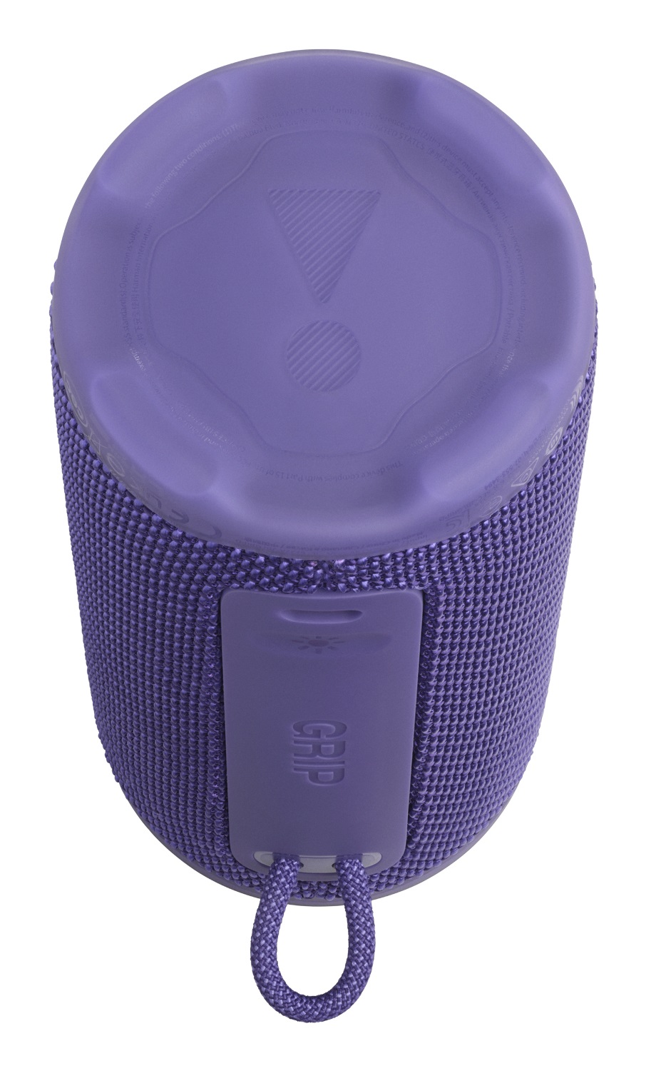 JBL Grip Altoparlante Bluetooth Compatto 16W IP68 Resistente ad Acqua e Polvere con Luce Ambientale e 14 Ore di Autonomia - Viola