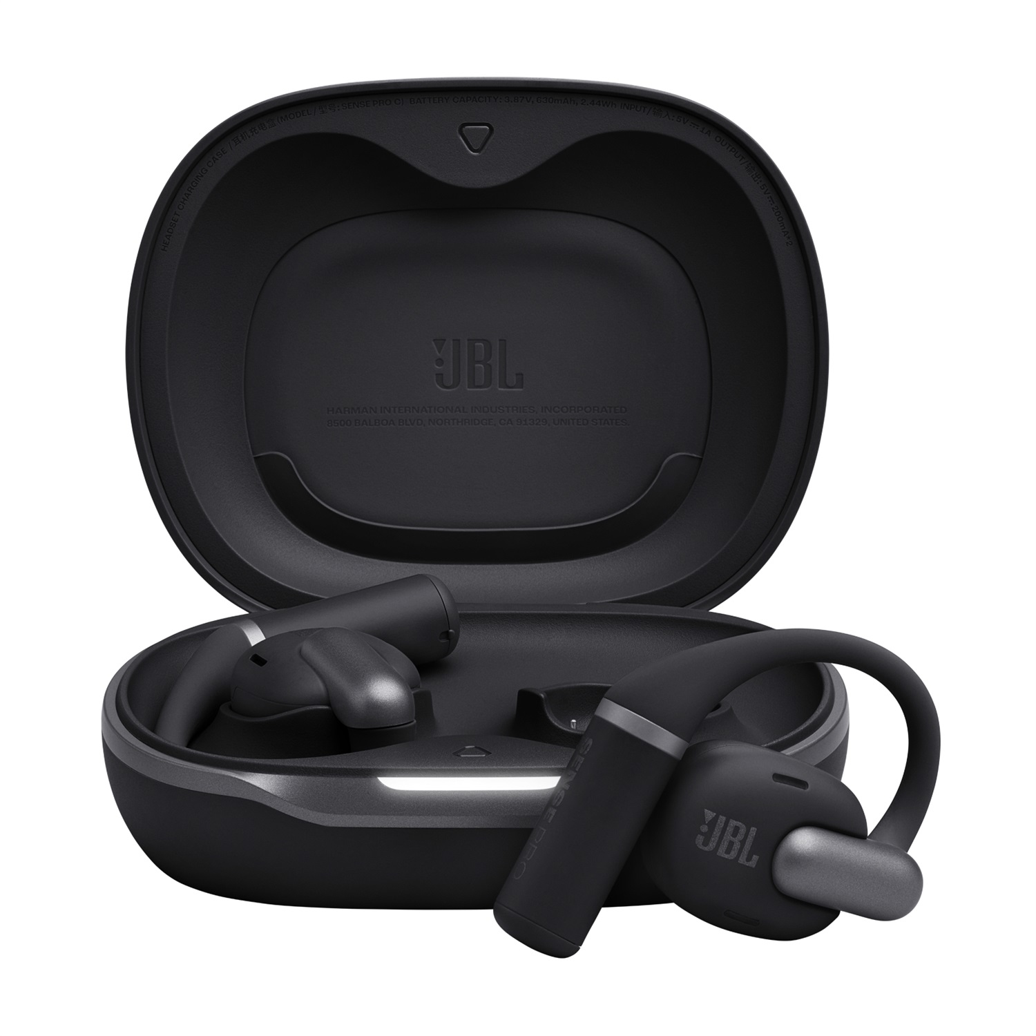JBL Sense Pro Cuffie True Wireless Open Ear - Bluetooth, Hi-Res Audio, 38 Ore di Autonomia, Resistenza IP54