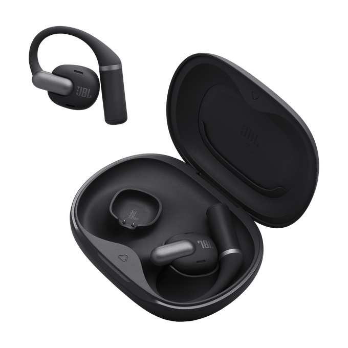 JBL Sense Pro Cuffie True Wireless Open Ear - Bluetooth, Hi-Res Audio, 38 Ore di Autonomia, Resistenza IP54