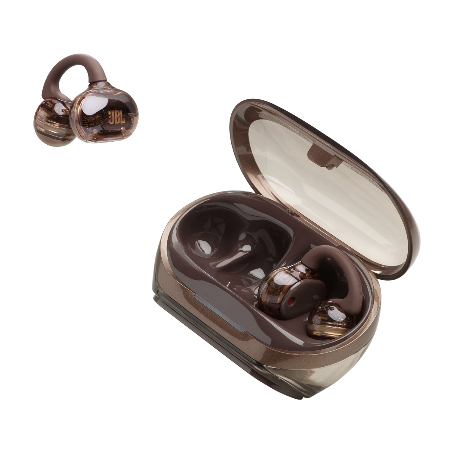 JBL Soundgear Clips - Cuffie Open-Ear True Wireless con 32 Ore di Autonomia, 4 Microfoni Beamforming e Resistenza IP54