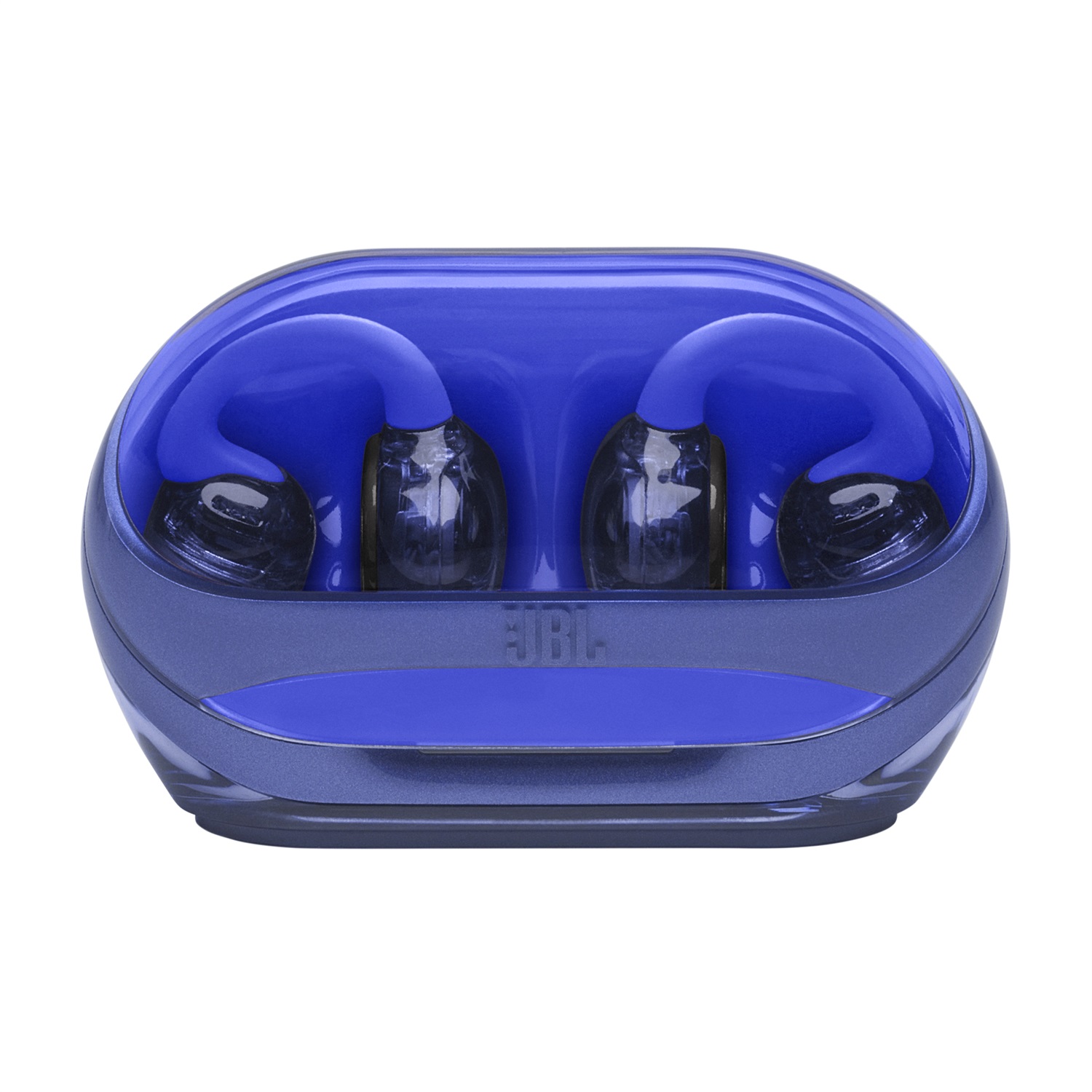 JBL Soundgear Clips - Auricolari Bluetooth TWS Open-ear con Riduzione del Rumore, Colore Blu