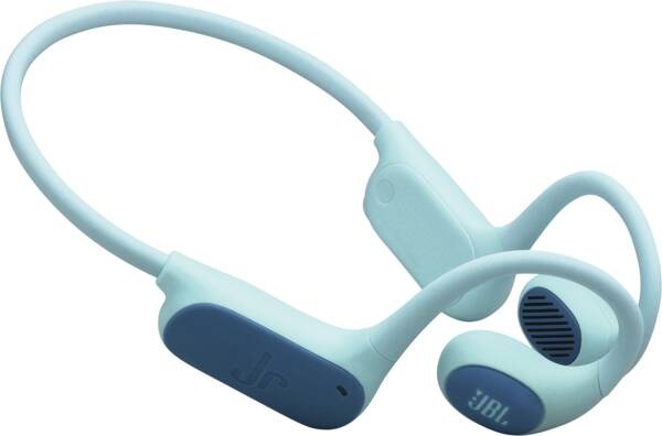 JBL Junior Free - Cuffie Open-Ear Wireless per Bambini, Design Leggero, Autonomia Fino a 10 Ore, Controllo Parentale, Tecnologie JBL OpenSound e Safe Sound