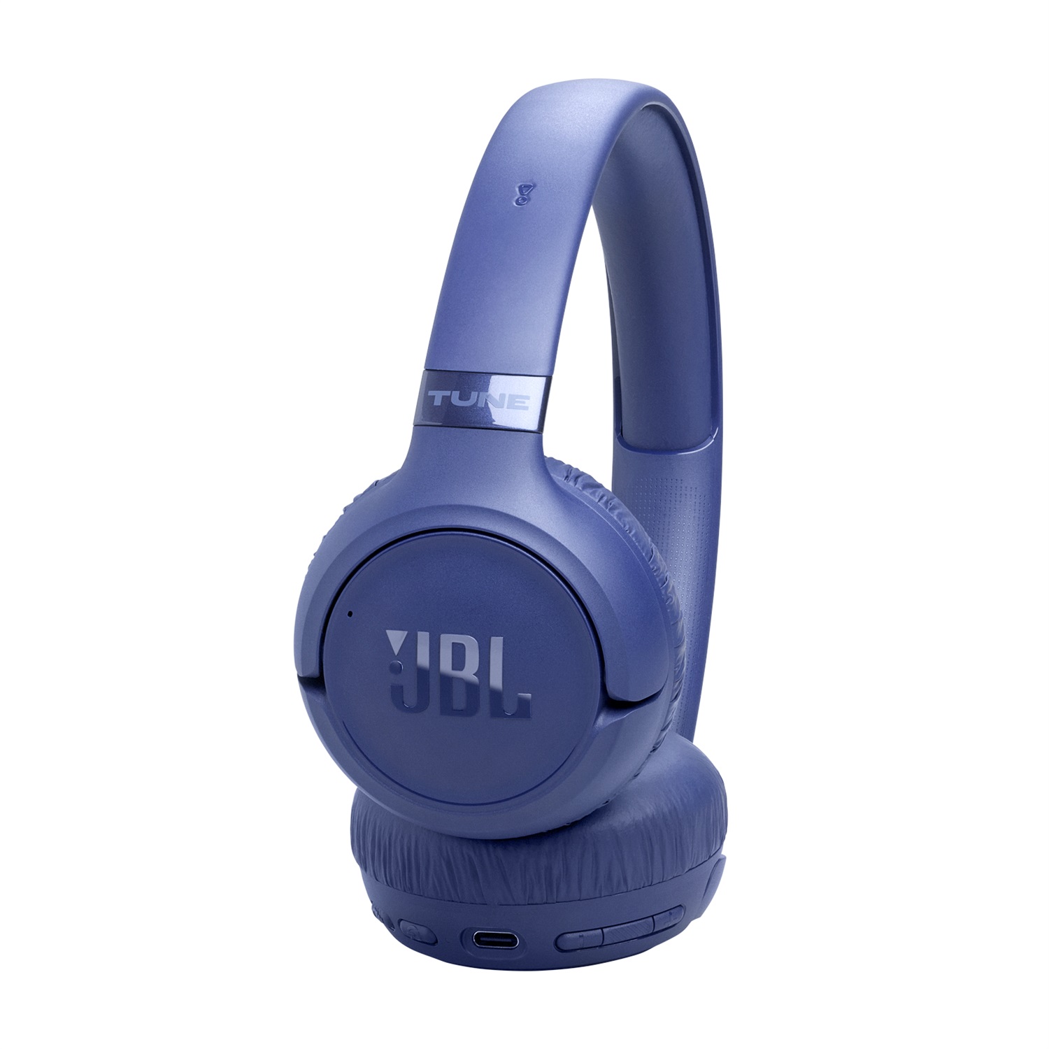 JBL Tune 680 NC - Cuffie On-Ear Bluetooth Wireless con Cancellazione Attiva del Rumore e JBL Pure Bass Sound, fino a 76 Ore di Autonomia, Blu