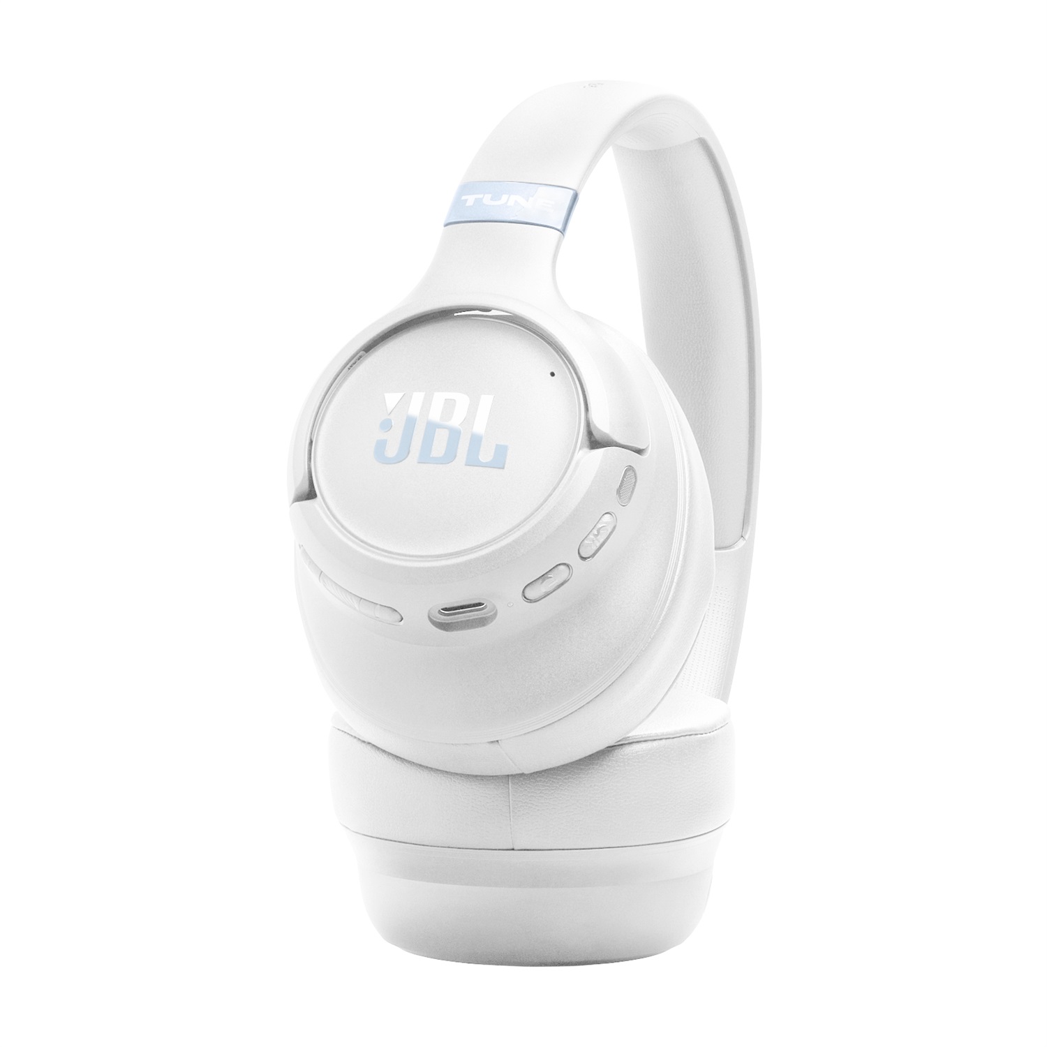 JBL Tune 780NC - Cuffie Over-Ear Wireless con Cancellazione Adattiva del Rumore, JBL Pure Bass e Autonomia Fino a 76 Ore - Bianco