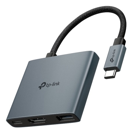 TP-Link UH3020C Hub USB-C 3 in 1 con HDMI 4K@60Hz, USB-C PD 100W e USB-A 3.0 SuperSpeed a 5 Gbps