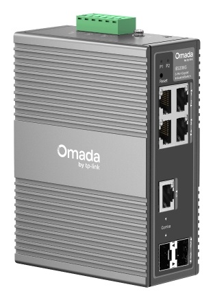 TP-Link Omada IES206G Switch Industriale Gestito a 6 Porte Gigabit Ethernet (10/100/1000) con Gestione Cloud, VLAN, QoS e Protezione IP40