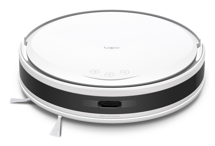 TP-Link Tapo RV20 Max - Robot Aspirapolvere e Lavapavimenti con Aspirazione 5300Pa, Navigazione LiDAR, Design Compatto 83mm, Controllo APP e Alexa