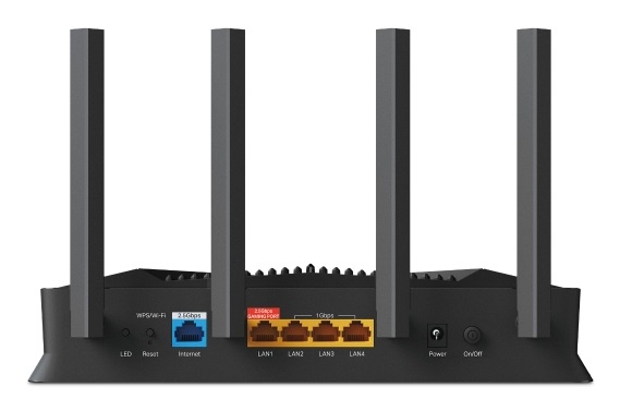 TP-Link Archer GE230 Router Gaming Wi-Fi 7 Dual-Band BE3600Mbps con 2 Porte 2.5Gbps e 3 Porte Gigabit