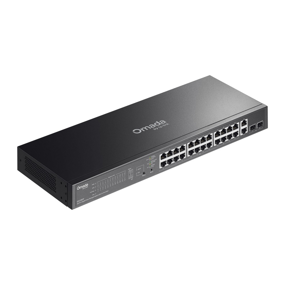 TP-LINK Omada ES228GP Switch di Rete Gestito L2 Gigabit con 28 Porte e 24 Porte PoE