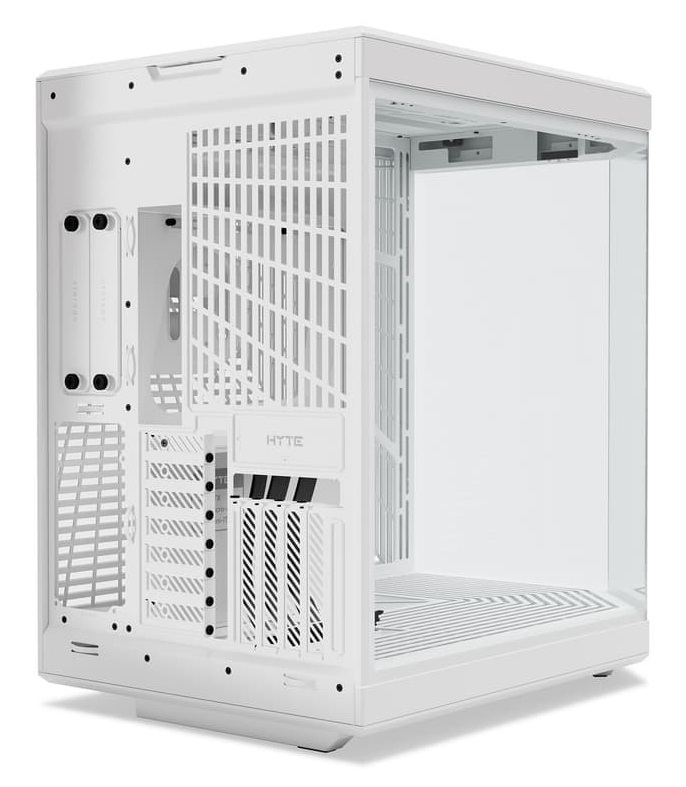HYTE Y70 Midi Tower Bianco - Case ATX con Doppio Pannello in Vetro Temperato e Supporto per Fino a 4 Slot GPU