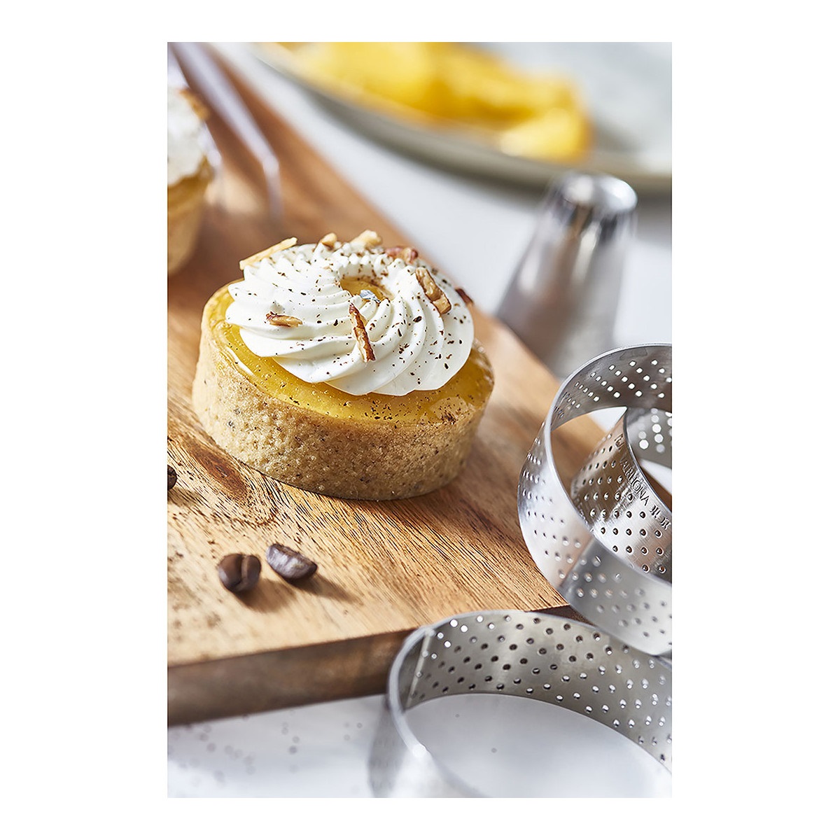 De Buyer Stampo Tondo Forato in Acciaio Inox 6.5 cm - Ideale per Crostate e Torte