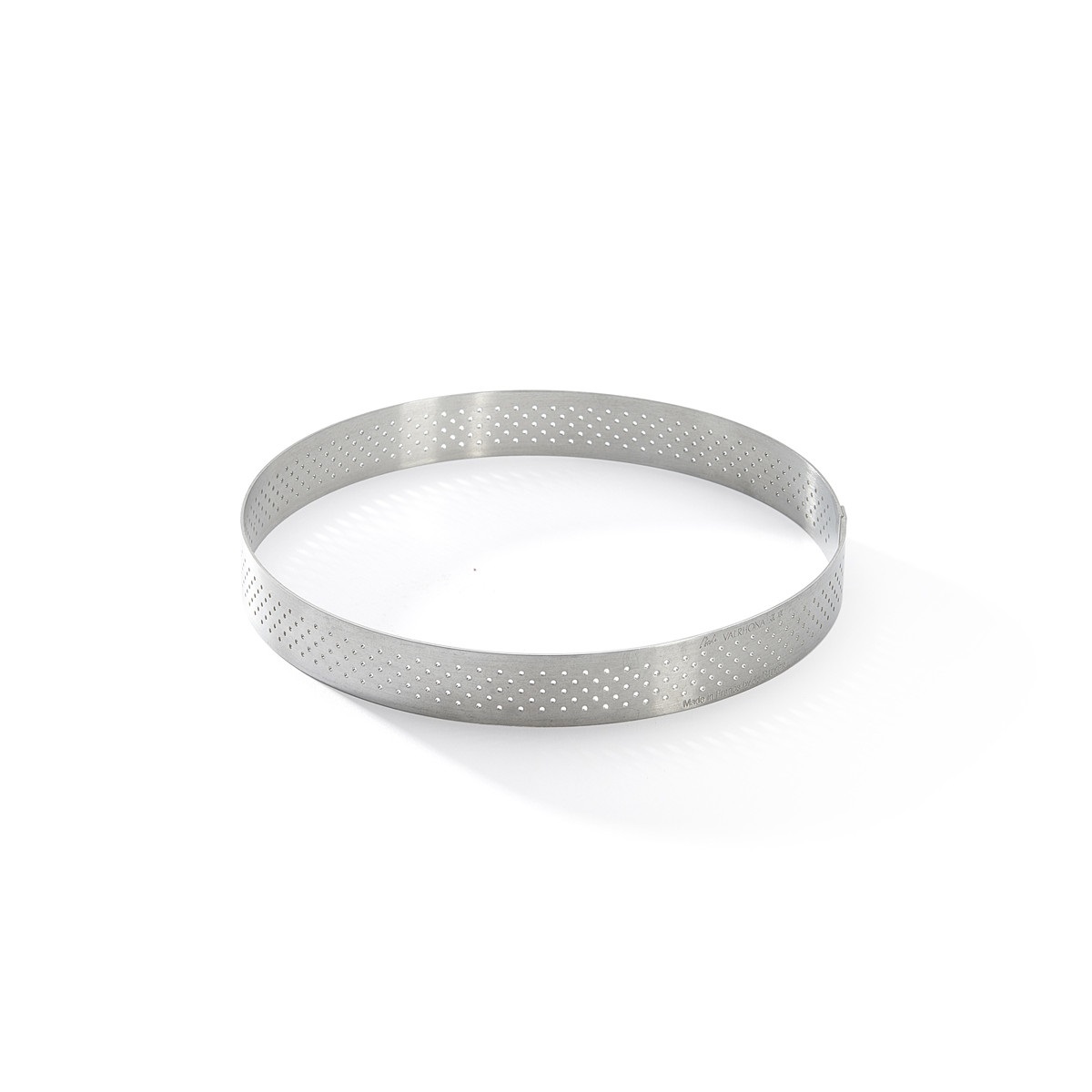 De Buyer Stampo Tondo Forato in Acciaio Inox 12 cm - Ideale per Crostate e Torte, Prodotto in Francia