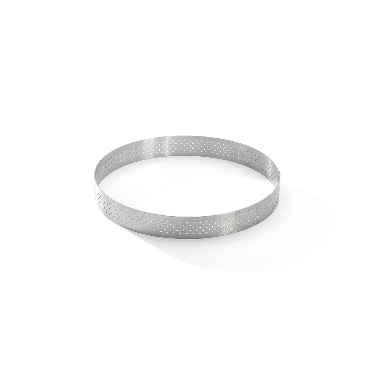 DE BUYER Stampo Tondo Forato in Acciaio Inox 15,5 cm - Ideale per Crostate e Torte