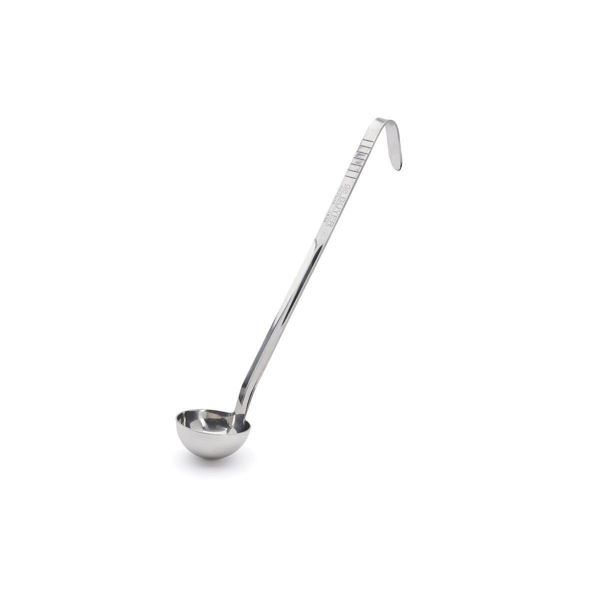 De Buyer Mestolo in Acciaio Inox 18.10 - Lunghezza 33.5 cm, Diametro 6 cm, Design Elegante