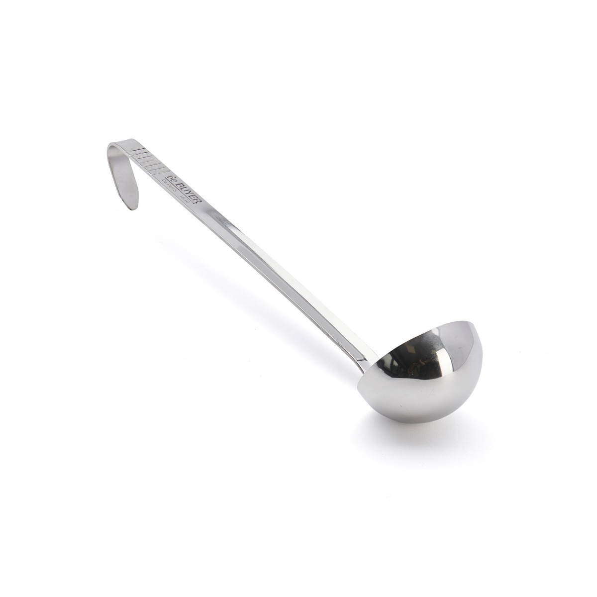 De Buyer Mestolo in Acciaio Inox 18.10 cm 8 - Ultra Resistente, Lavabile in Lavastoviglie, Manico Ergonomico