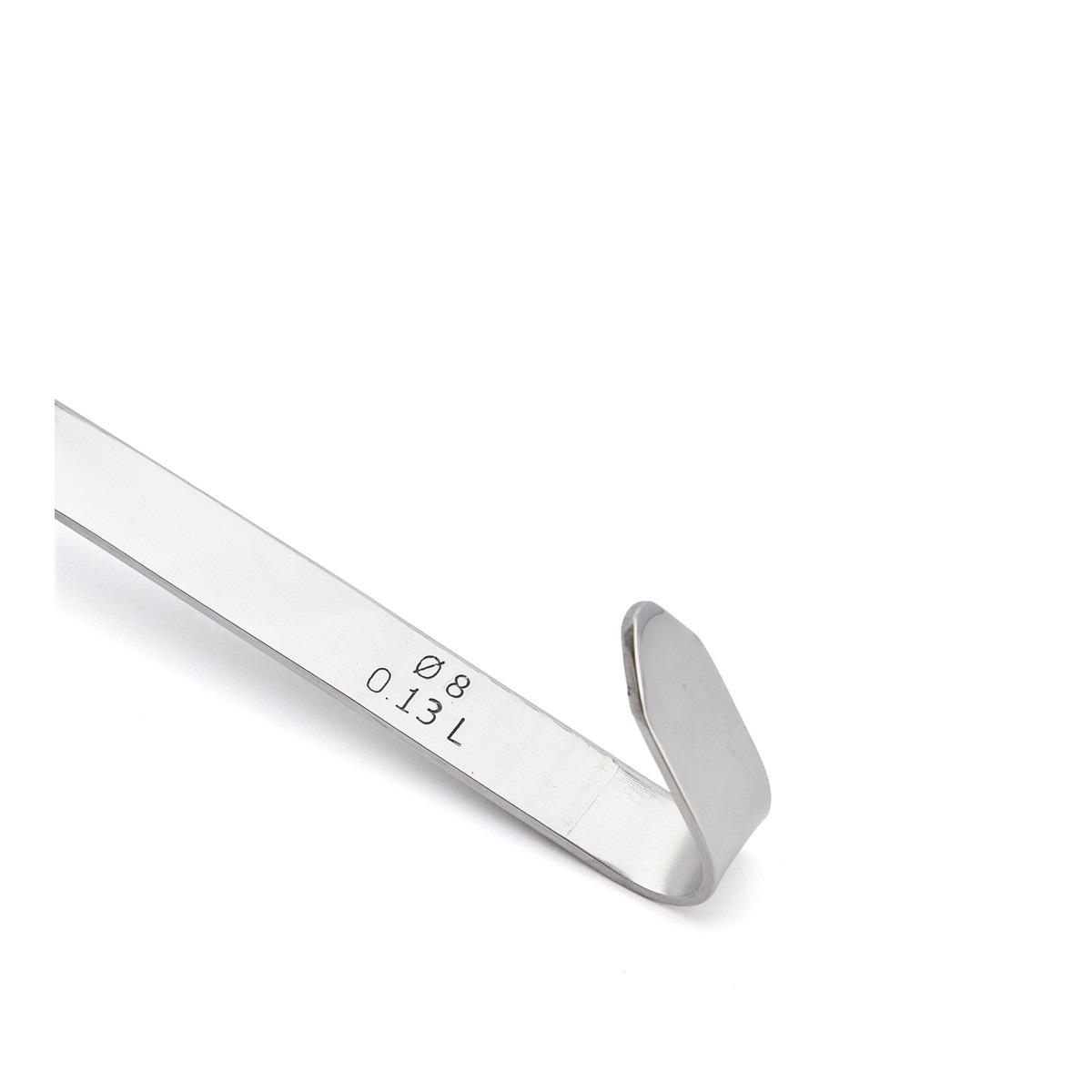 De Buyer Mestolo in Acciaio Inox 18.10 cm 8 - Ultra Resistente, Lavabile in Lavastoviglie, Manico Ergonomico