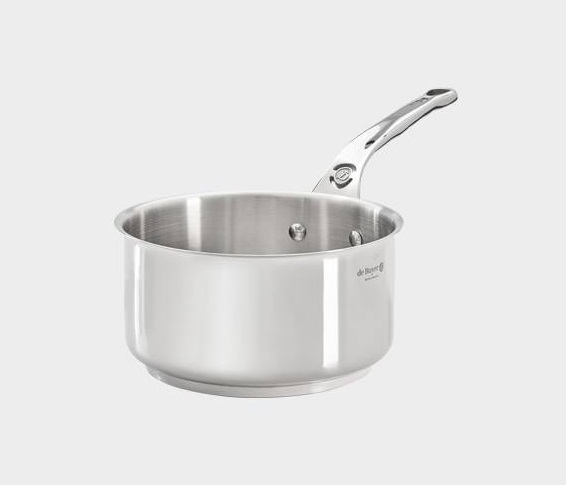 De Buyer Casseruola Milady in Acciaio Inox AISI 304 - Diametro 16 cm, Capacità 1,6 Litri