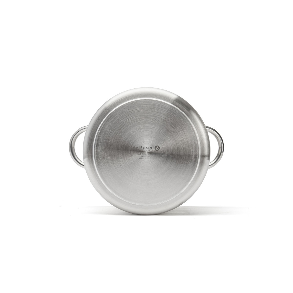 De Buyer Pentola Induzione Prim'Appety 24 cm - Acciaio Inox 10 L