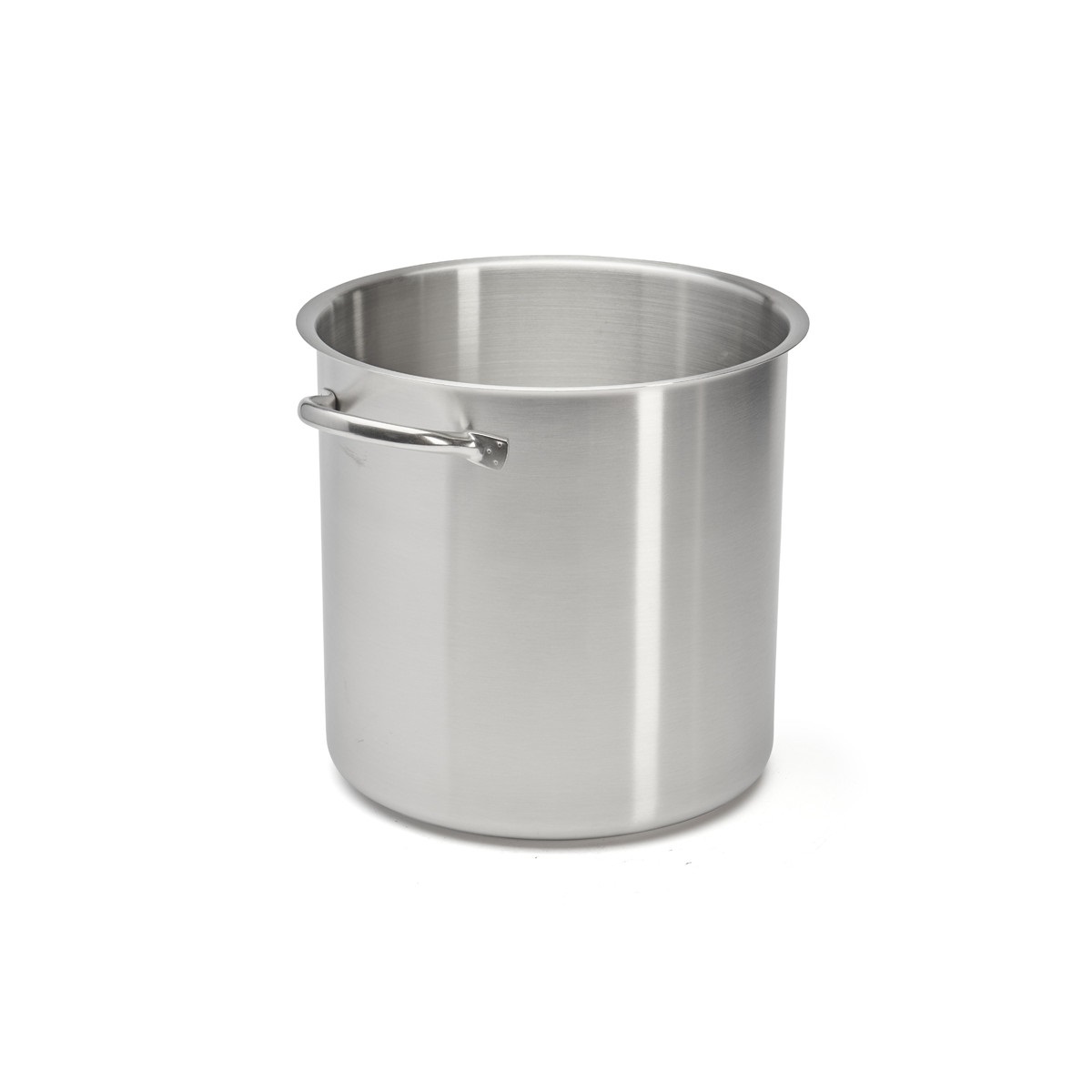 De Buyer Pentola Profonda in Acciaio Inox AISI 304, Diametro 28 cm, Senza Coperchio - Ideale per Zuppe e Stufati