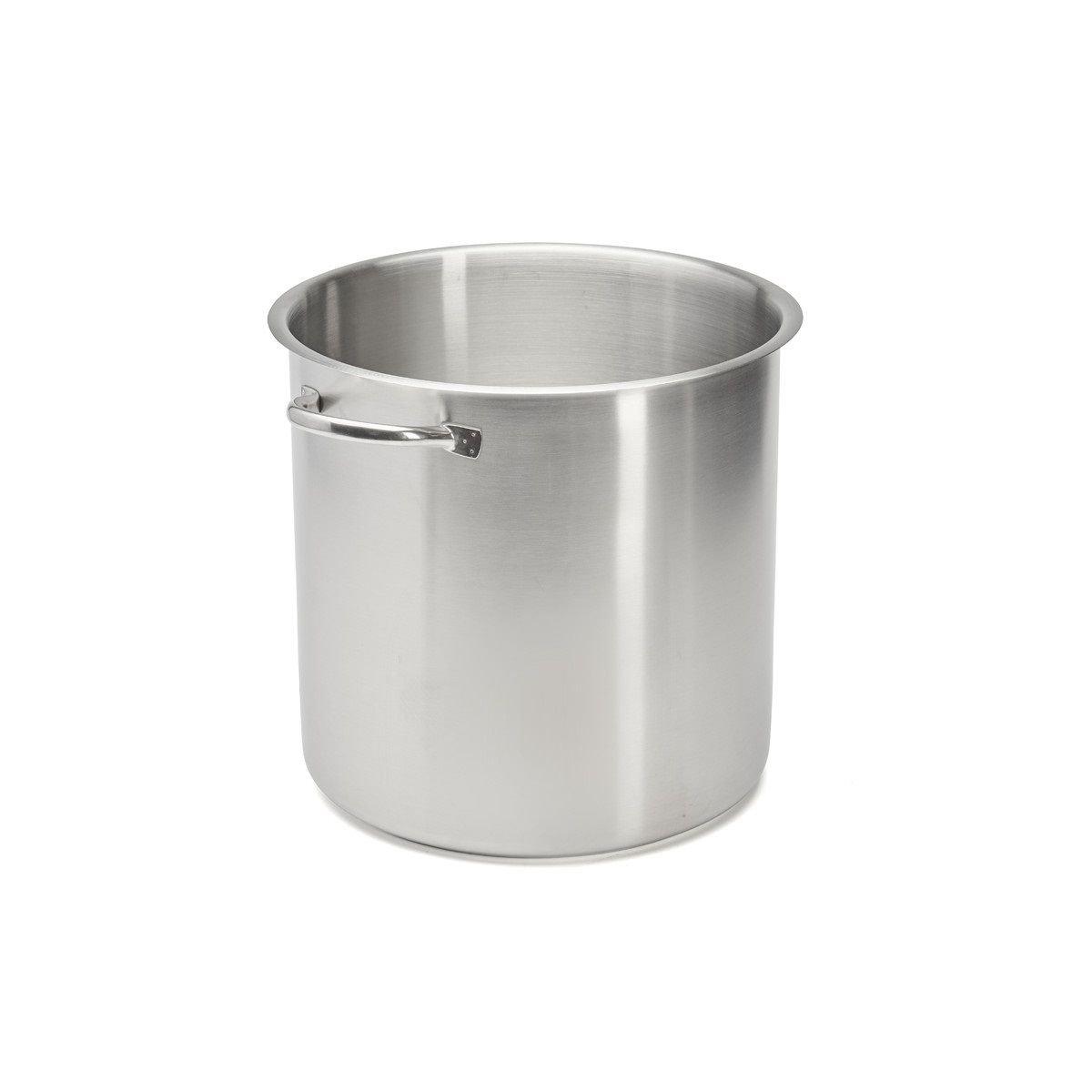 De Buyer Pentola in Acciaio Inox Prim'Appety 32 cm - Senza Coperchio, Capacità 24L, Ideale per Zuppe e Stufati