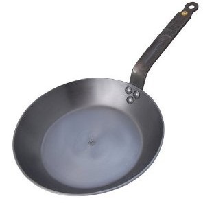 De Buyer Padella Lionese in Ferro 32 cm - Antiaderente Naturale e Sicura