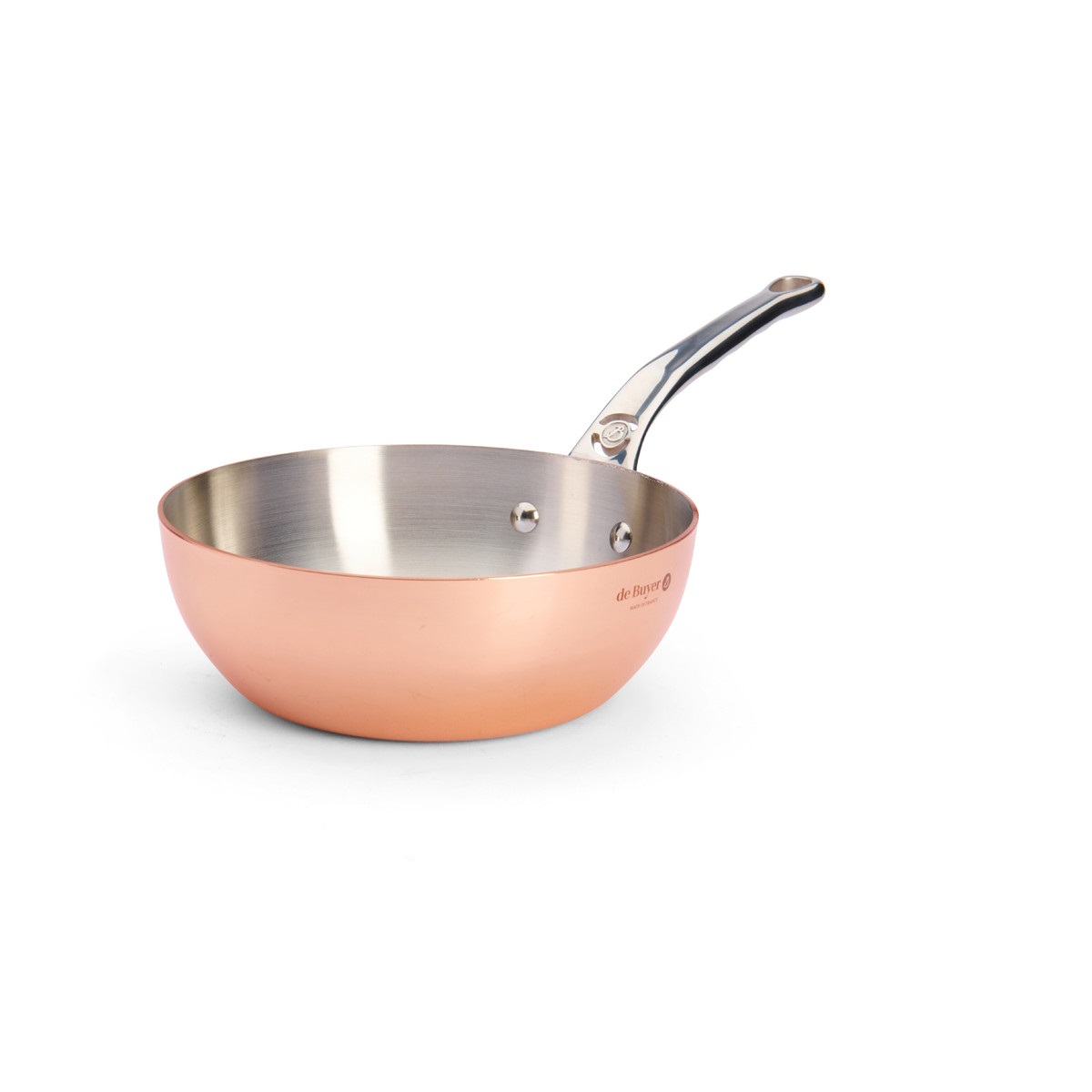 de Buyer 6236.20 padella Pentola per sauté Rotondo