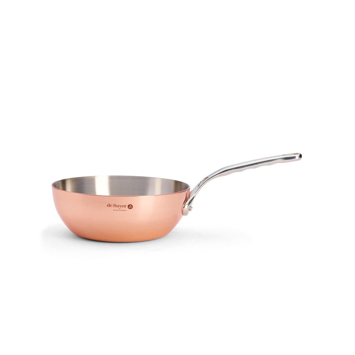 de Buyer 6236.20 padella Pentola per sauté Rotondo