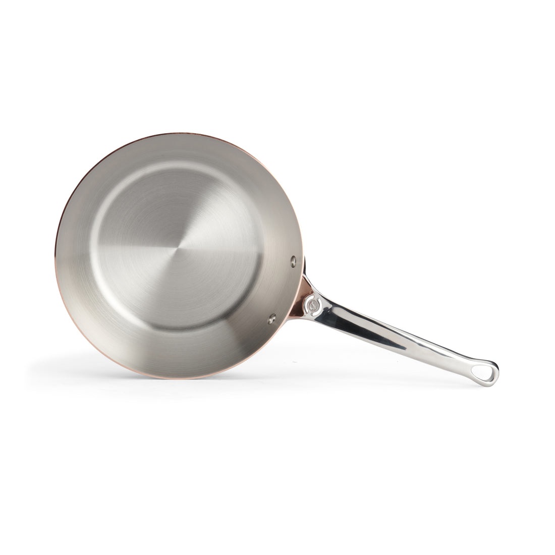 De Buyer Prima Matera - Padella per Induzione Ø 24 cm in Rame Massiccio, Elegante Design Made in France