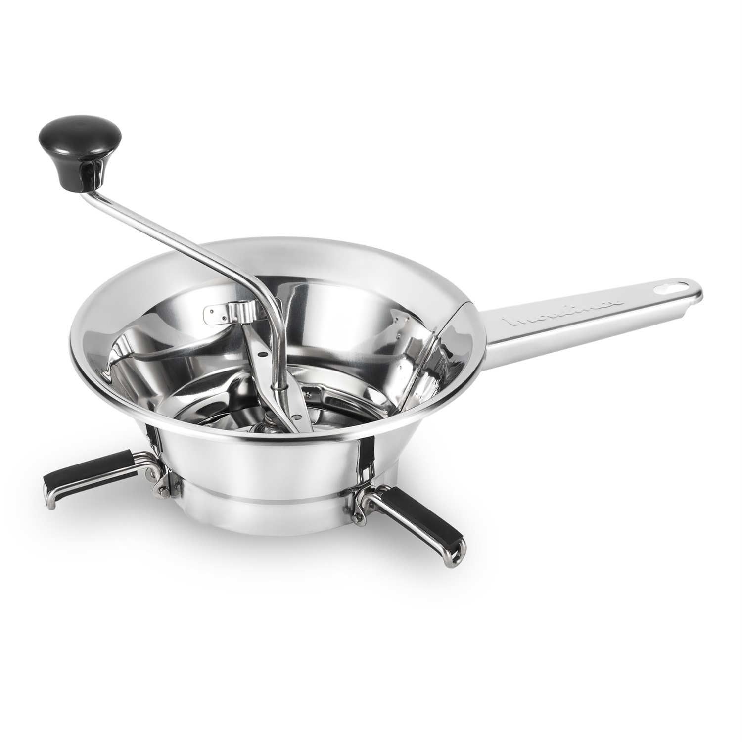 Moulinex A40106 Passaverdure in Acciaio Inox 19 cm - Schiaccia Verdure, Facile da Pulire e Versatile per Puree e Zuppe