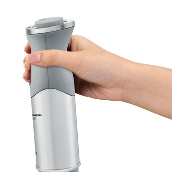 Moulinex Quickchef - Frullatore a Immersione 1000 W con 10 Velocità e 3 Accessori in Acciaio Inox