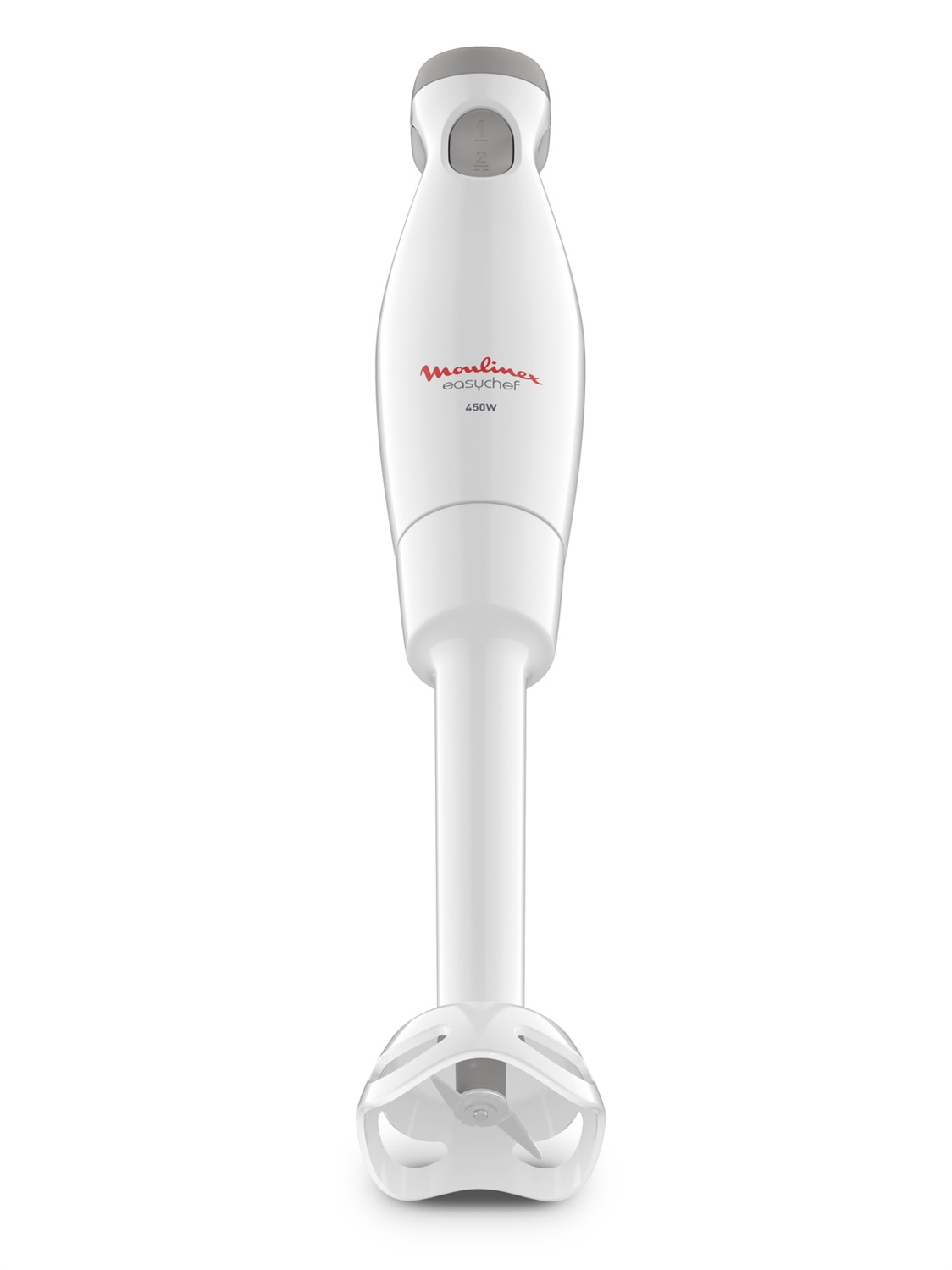 Moulinex Easychef DD45A1 - Frullatore a immersione 450 W, 2 velocità, lame Zelkrom, capacità 0,8 L, colore bianco