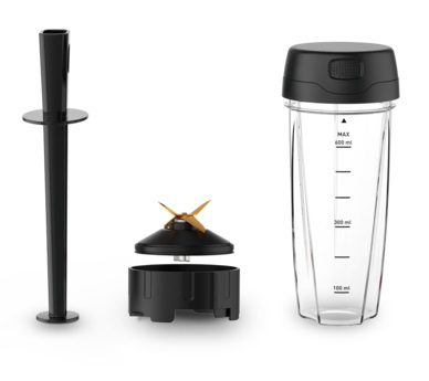 Tefal BL91HD Sbattitore con base 1600 W, Nero, Acciaio Inox