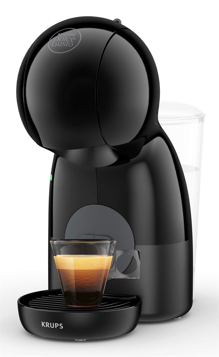 Krups Piccolo XS KP1A3B - Macchina da Caffè Espresso a Capsule, 1600W, Capacità 0,8L, Colore Nero