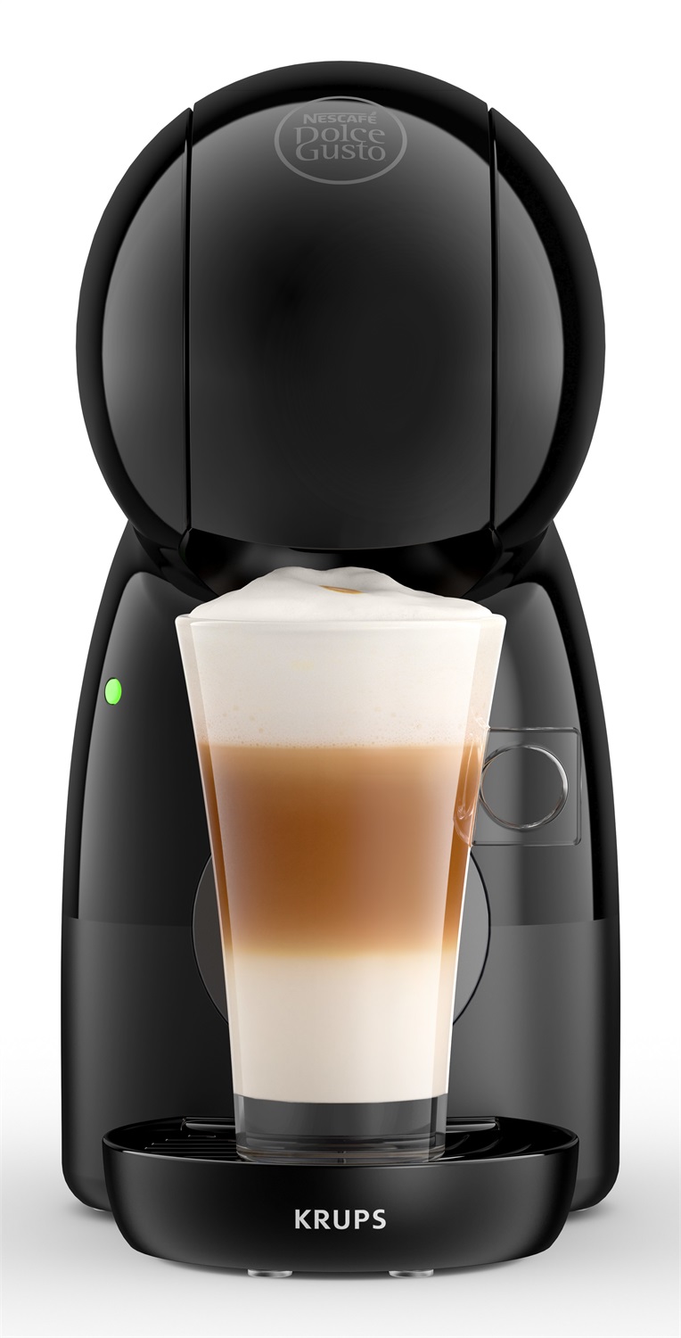 Krups Piccolo XS KP1A3B - Macchina da Caffè Espresso a Capsule, 1600W, Capacità 0,8L, Colore Nero